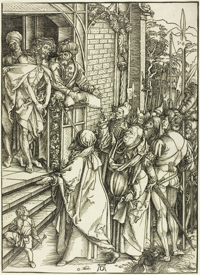 Ecce Homo - Presentationen av Kristus, från The Large Passion av Albrecht Dürer