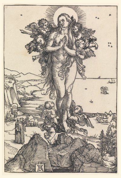 Upphöjning av Sankta Maria Magdalena av Albrecht Dürer