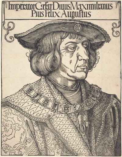 Kejsar Maximilian I av Albrecht Dürer