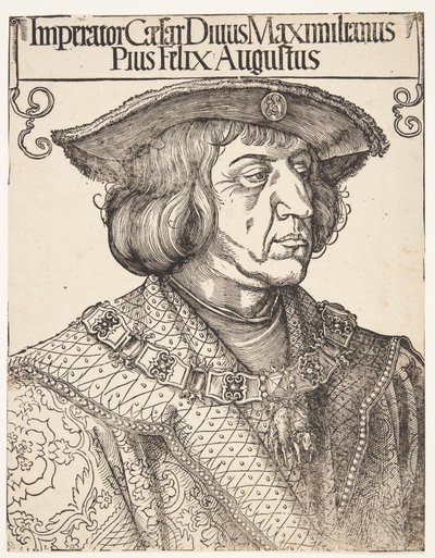 Kejsar Maximilian I av Albrecht Dürer