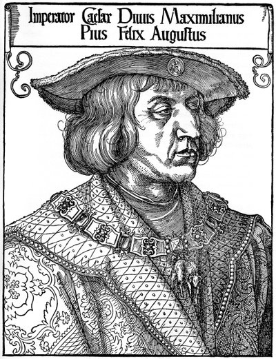 Kejsar Maximilian I, 1519, 1936 av Albrecht Dürer
