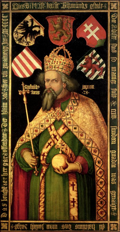Kejsar Sigismund, helig romersk kejsare, kung av Ungern och Böhmen (1368-1437), ca 1600 av Albrecht Dürer