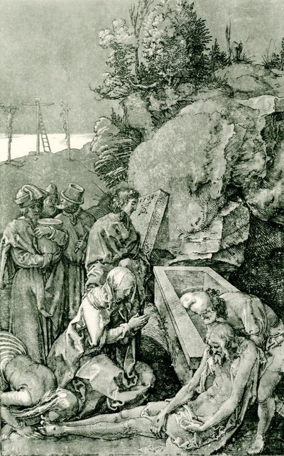 Kristi begravning av Albrecht Dürer