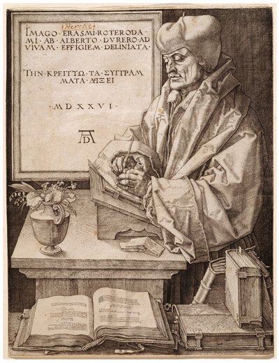 Erasmus från Rotterdam av Albrecht Dürer