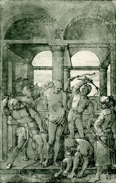 Kristi flagellation av Albrecht Dürer
