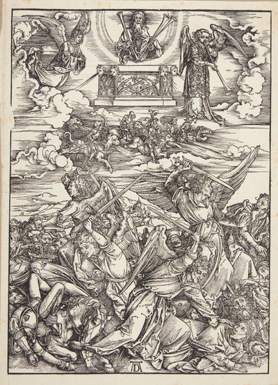 Fyra hämnande änglar från Eufrat av Albrecht Dürer