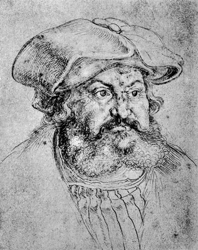 Fredrik den vise, 1523-1524, 1936 av Albrecht Dürer