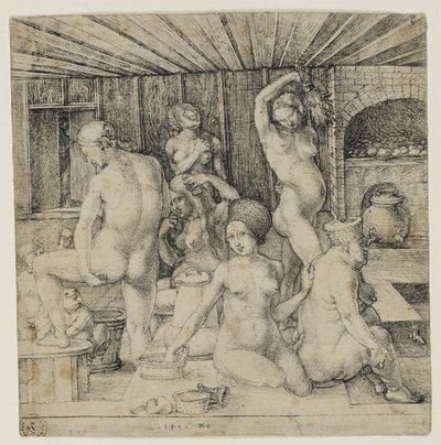 Tyska: Frauenbad Kvinnobadet av Albrecht Dürer