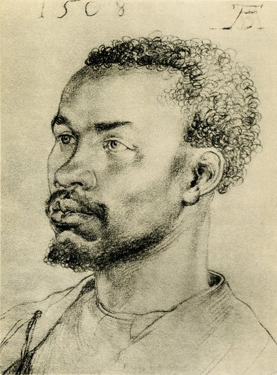 Chef för en svart afrikan av Albrecht Dürer