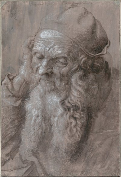 Chef för en gammal man, 1521 av Albrecht Dürer
