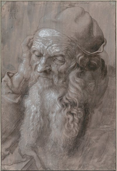 Chef för en gammal man, 1521 av Albrecht Dürer