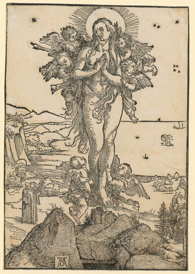 De heliga biskoparna Nikolaus, Ulrich och Erasmus av Albrecht Dürer