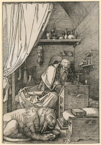 Den helige Hieronymus i sin cell av Albrecht Dürer