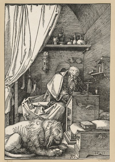 Den helige Hieronymus i sin cell av Albrecht Dürer