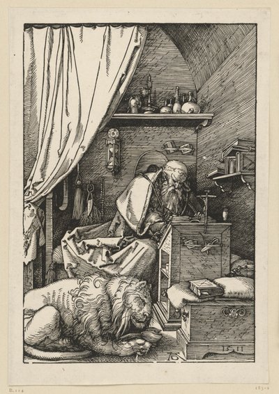 Den helige Hieronymus i sin cell av Albrecht Dürer