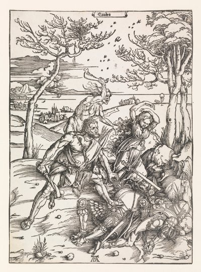 Hercules erövrar Molionide-tvillingarna av Albrecht Dürer