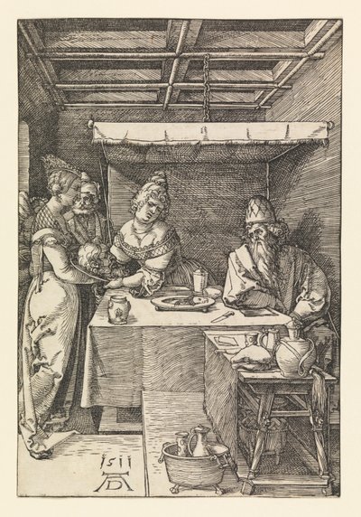 Herodias med Johannes Döparens huvud av Albrecht Dürer