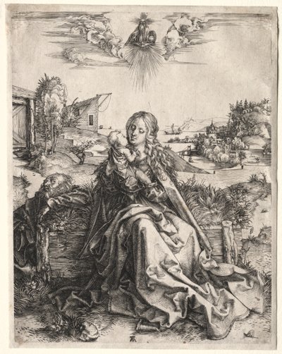 Helig familj med fjärilen, ca. 1495. av Albrecht Dürer