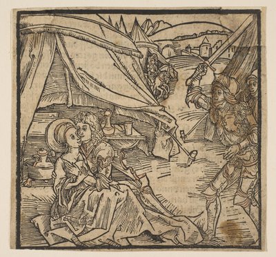 Illustration från Ritter von Turn, 1493.n.d. av Albrecht Dürer