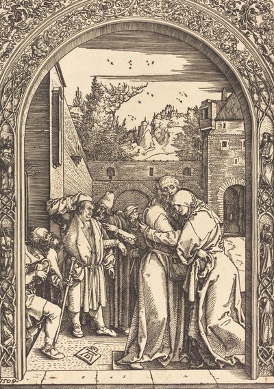Joachim och Anna vid Gyllene porten, 1504. av Albrecht Dürer
