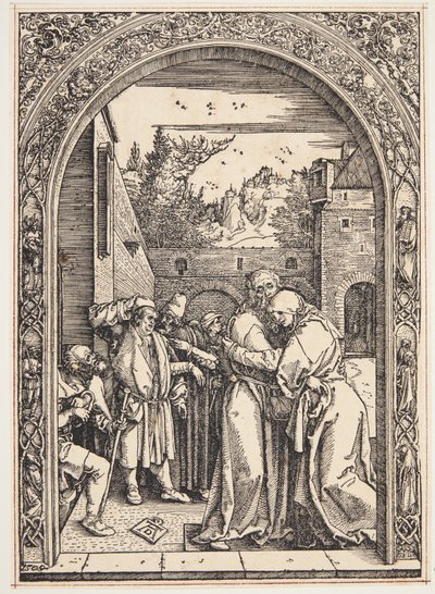 Joachim och St. Ann möts vid Golden Gate av Albrecht Dürer