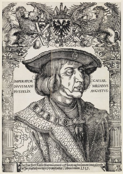 Kejsar Maximilian I av Albrecht Dürer