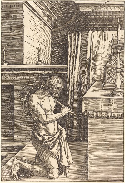 Kung David gör botgöring av Albrecht Dürer