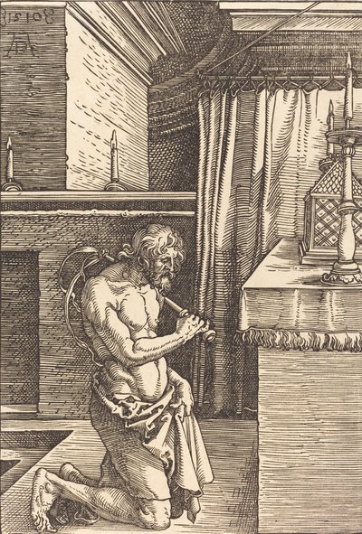 Kung David gör botgöring, 1510. av Albrecht Dürer