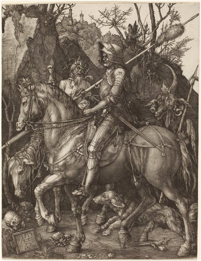 Riddare, död och djävul av Albrecht Dürer