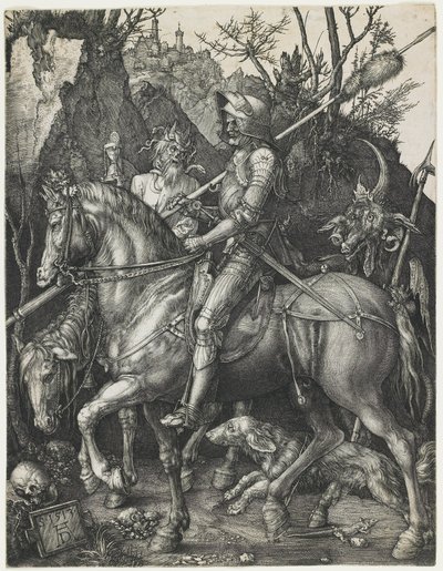 Ridder, Døden og Djævlekonen av Albrecht Dürer