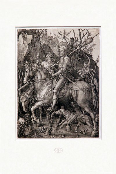 Riddaren, döden och djävulen av Albrecht Dürer