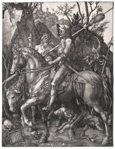 Riddare, död och djävul, 1513. av Albrecht Dürer