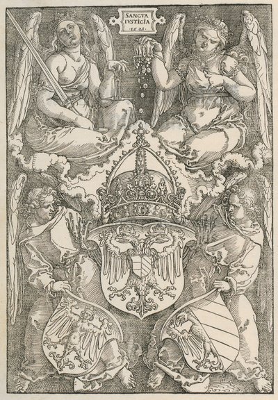 Knut med hjärtformad sköld av Albrecht Dürer