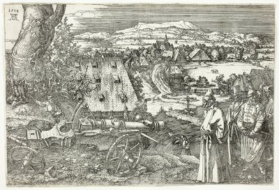Landskap med kanon (Den stora kanonen) av Albrecht Dürer
