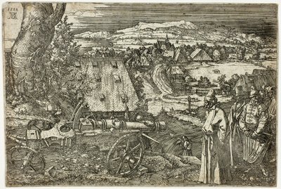 Landskap med kanon av Albrecht Dürer