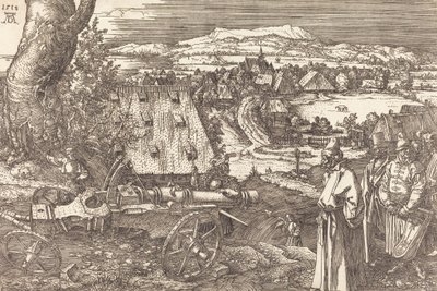 Landskap med kanonen, 1518. av Albrecht Dürer