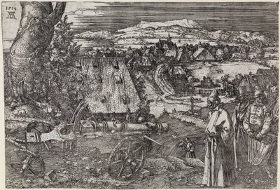 Landskap med kanon (Den stora kanonen; Kanonen) av Albrecht Dürer