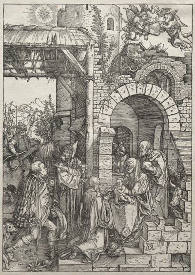 Jungfruns liv: Adoration of the Magi av Albrecht Dürer