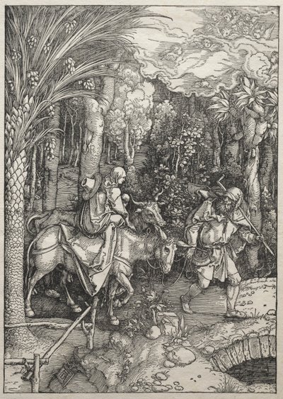 Jungfruns liv: Flyg till Egypten av Albrecht Dürer
