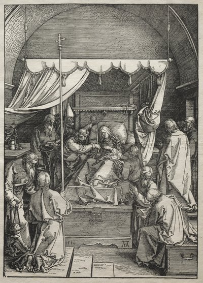 Jungfruns liv: Jungfruns död, 1504-1505. av Albrecht Dürer