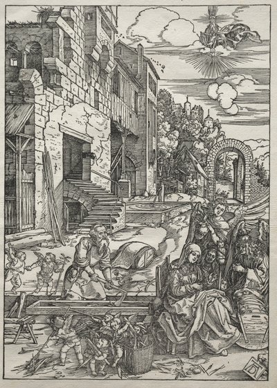Jungfruns liv: resten i Egypten, 1504-1505. av Albrecht Dürer