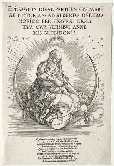 Jungfruns liv: Titelsida av Albrecht Dürer