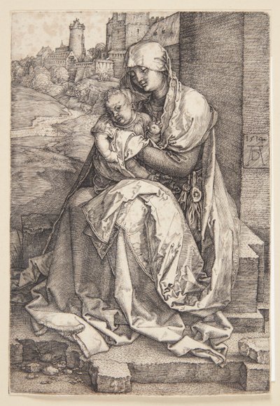 Madonna vid väggen av Albrecht Dürer