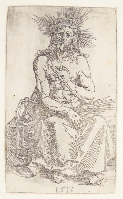 Man av sorger, siddende av Albrecht Dürer