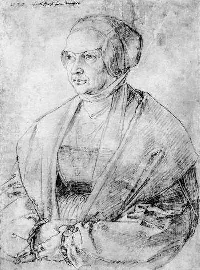Margareta av Brandenburg-Ansbach, 1525, 1936 av Albrecht Dürer