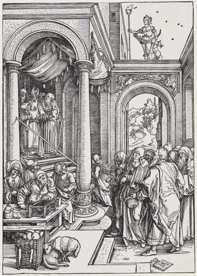 Marias besök i templet av Albrecht Dürer