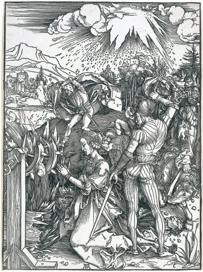 Sankta Katarinas martyrskap av Albrecht Dürer