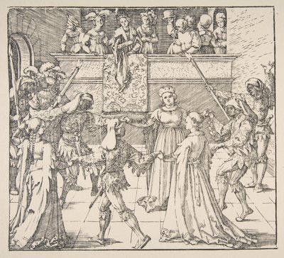 Maskeraddans med facklor, 1922. av Albrecht Dürer