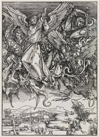 Michaels kamp mot draken av Albrecht Dürer
