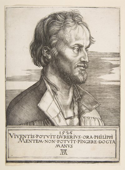 Philip Melanchthon av Albrecht Dürer